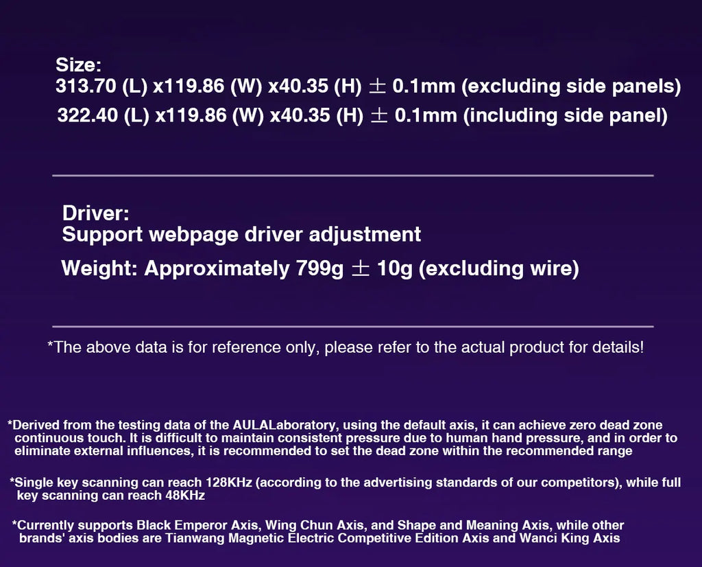 AULA HERO 68HE Magnetic Switch Keyboard Rapid Trigger 8K Return Esports Gamer Keyboard RGB Wired Gaming Keyboard